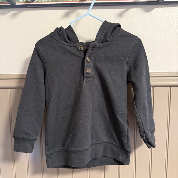 Carter's Hoodie | 2T | Charcoal Grey Lightweight Hoodie - Picture 1 of 3